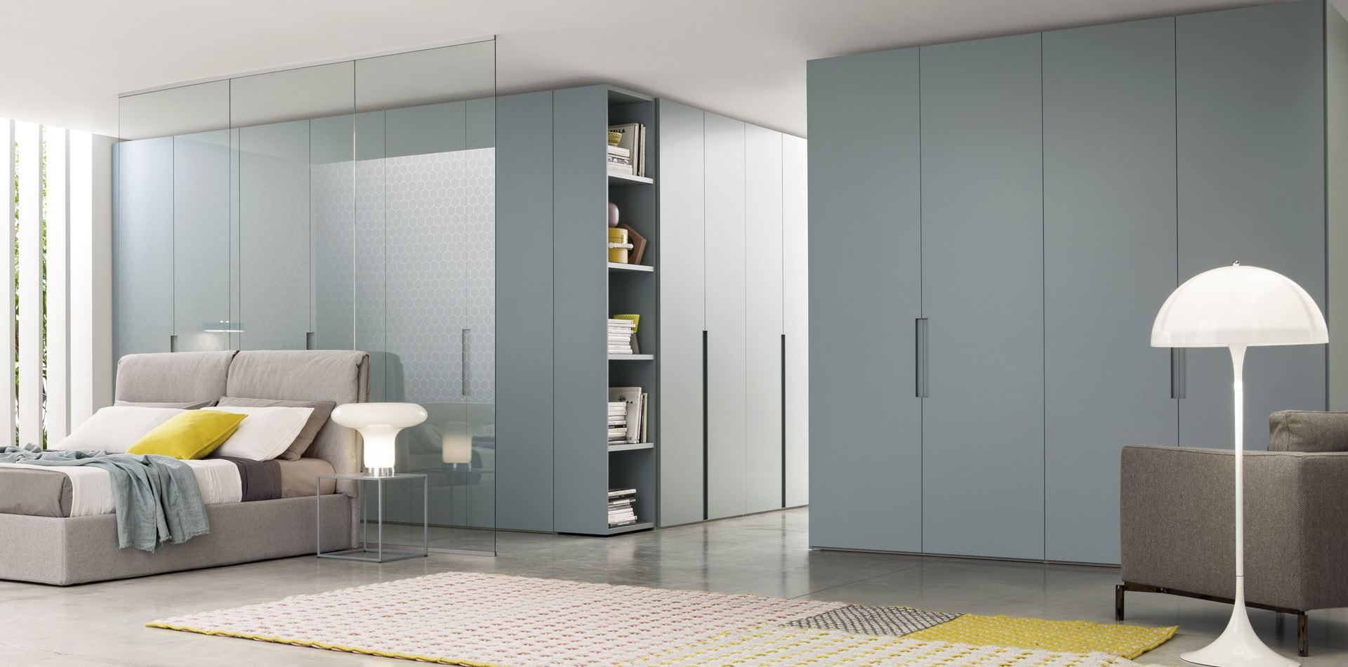 Contemporary store fitted wardrobes